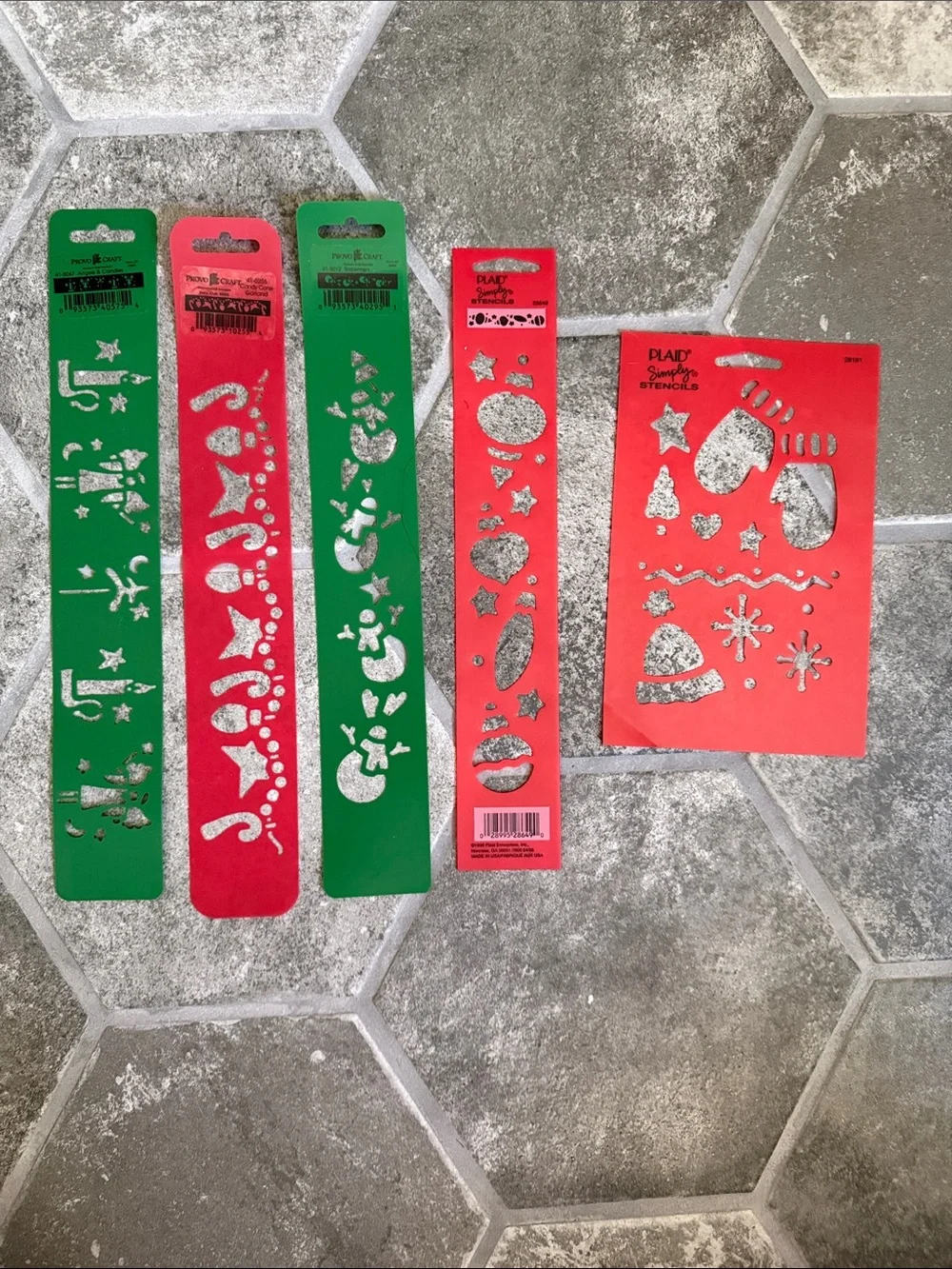 Giant Lot of 30+ Party Craft Stencils, Templates, Die Cuts, Borders, Stickers